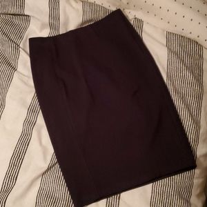 Black pencil skirt